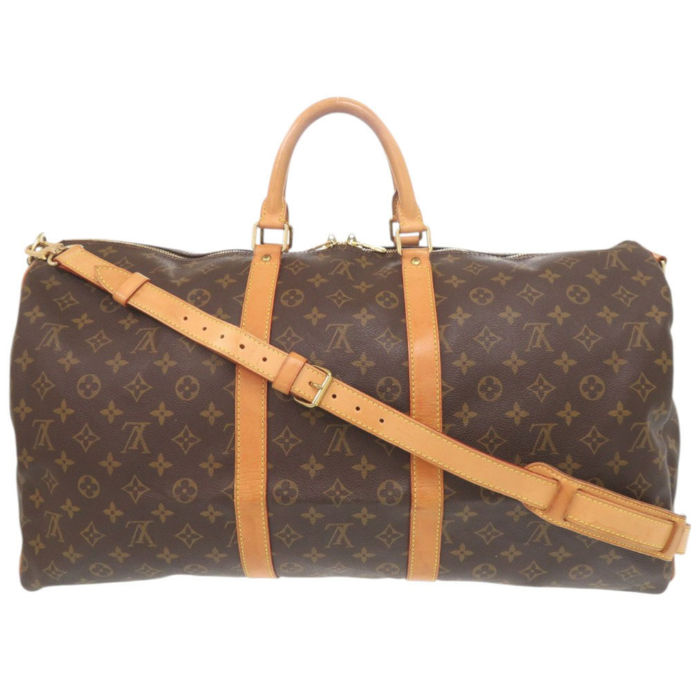 LOUIS VUITTON Brown Monogram Boston Bag - Picture 1 of 10